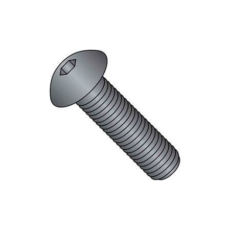 M5 X 0.8 X 10mm Button Socket Cap Screw - Steel - Black Oxide - DIN 125B - Class 10.9 - Pkg Of 100